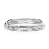 Skinny Bangle Set by eklexic eklexic SILVER 