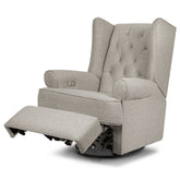 Harbour Electronic Recliner and Swivel Glider - Grey Eco-Weave Rocking Chairs NAMESAKE 