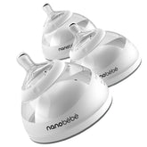 Breastmilk Baby Bottle by Nanobébé US Nanobébé US Grey 3-Pack 