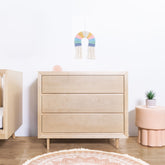 Ubabub Nifty 3-Drawer Assembled Dresser | Natural Birch