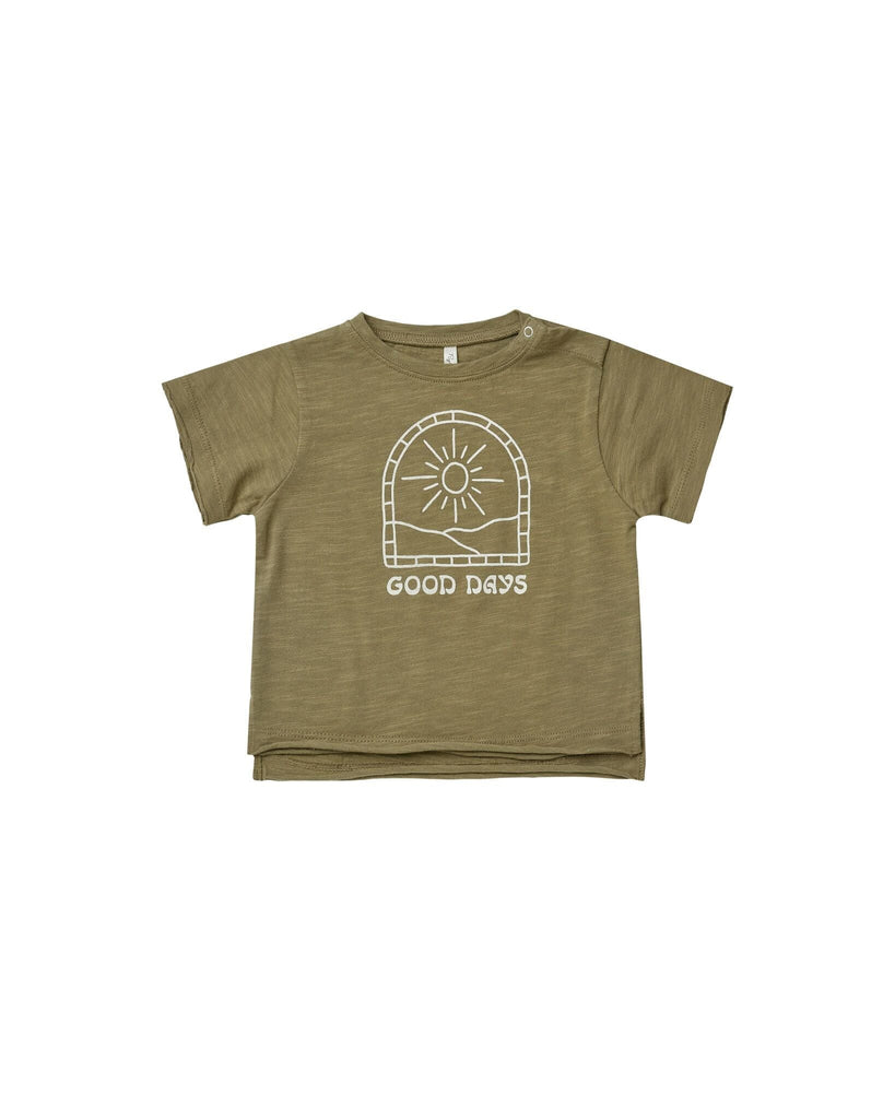 RAW EDGE TEE || GOOD DAYS | Rylee & Cru | Children's Clothing - SS 2023