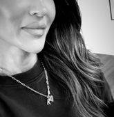 SILVER CARA CHARM NECKLACE by eklexic eklexic 