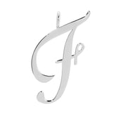 SILVER LARGE LETTER PENDANTS by eklexic eklexic F 