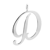 SILVER LARGE LETTER PENDANTS by eklexic eklexic D 