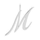 SILVER LARGE LETTER PENDANTS by eklexic eklexic M 