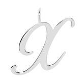 SILVER LARGE LETTER PENDANTS by eklexic eklexic X 