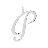 SILVER LARGE LETTER PENDANTS by eklexic eklexic P 