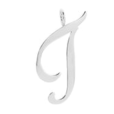 SILVER LARGE LETTER PENDANTS by eklexic eklexic T 