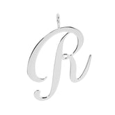 SILVER LARGE LETTER PENDANTS by eklexic eklexic R 