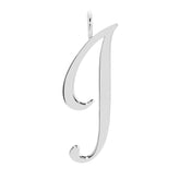 SILVER LARGE LETTER PENDANTS by eklexic eklexic J 