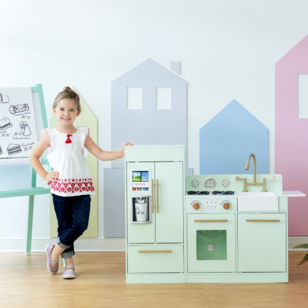 Little chef chelsea store play kitchen set