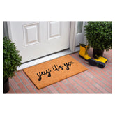 Yay It's You Doormat